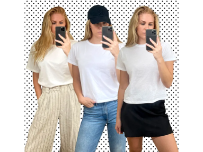 Najlepsze białe t-shirty według ludzi mody