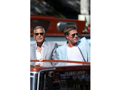 Brad Pitt i George Clooney jak zawsze blisko siebie na Festiwalu Filmowym w Wenecji