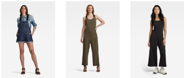 Kombinezony i ogrodniczki damskie G-star RAW