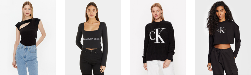 Bluzki i tuniki damskie Calvin Klein