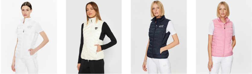 Kamizelki i swetry rozpinane EA7 Emporio Armani